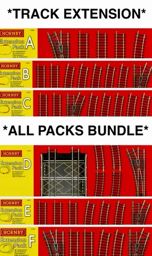 Bundle hornby track - 6x,