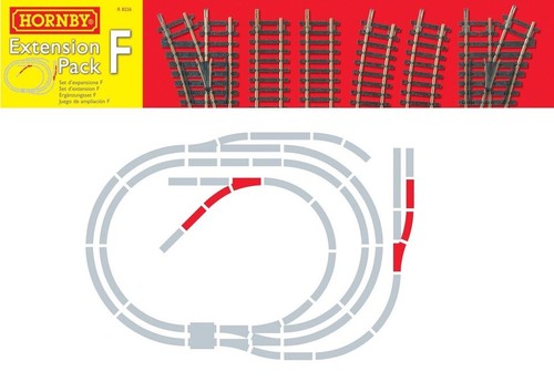 New hornby track extension - new,